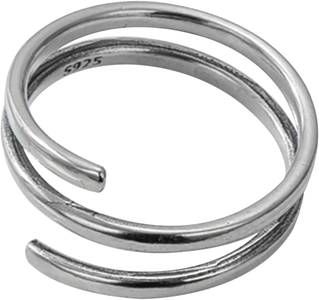 Adjustable Rings for Women Silver Ring Thumb Fashion Jewelry Wedding Festival for Her