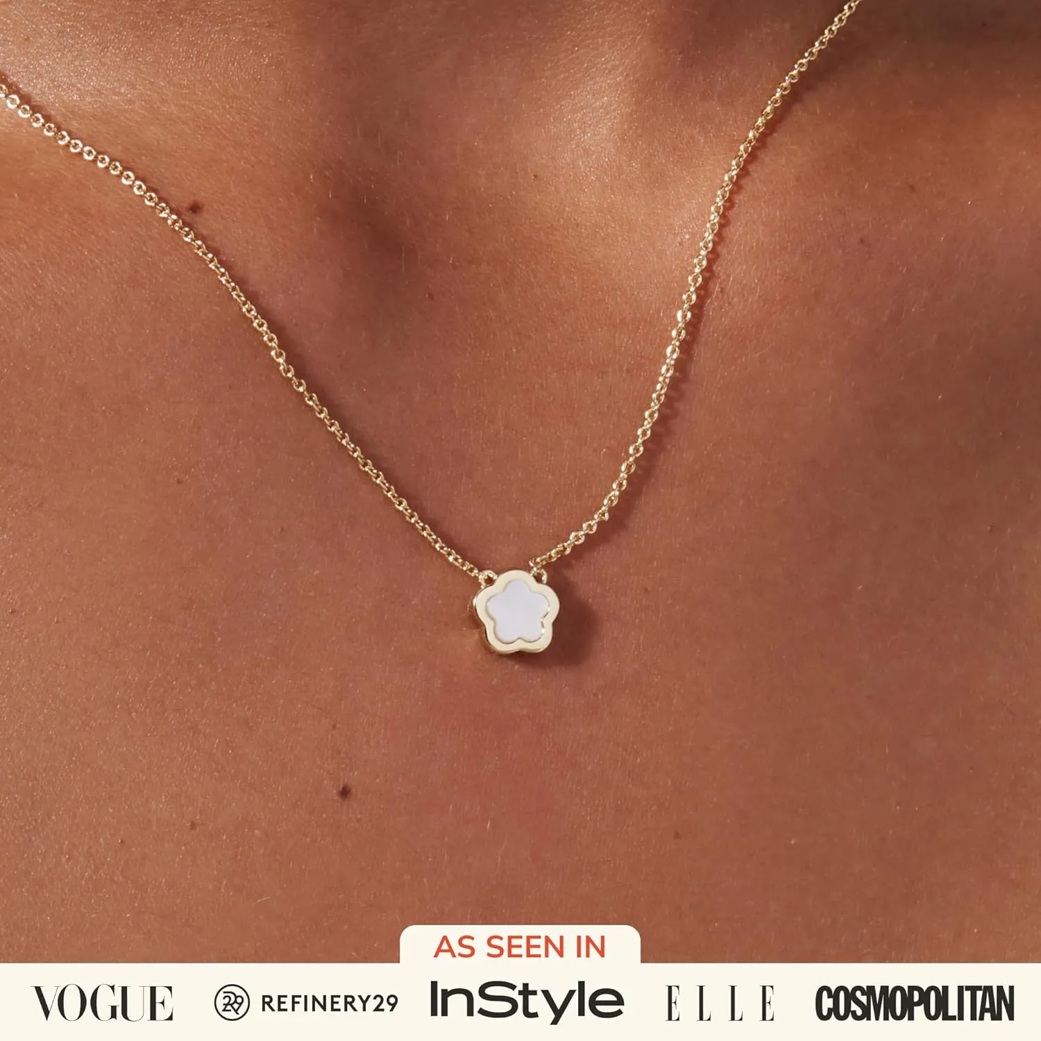 Ana Luisa Pendant Necklaces for Women - 14K Gold Plated and Silver Rhodium Necklace - Pearl, Heart, Circle, Moonstone, Gemstone, Knot Charm Styles - Hypoallergenic, Dainty, Trendy Layering Necklaces