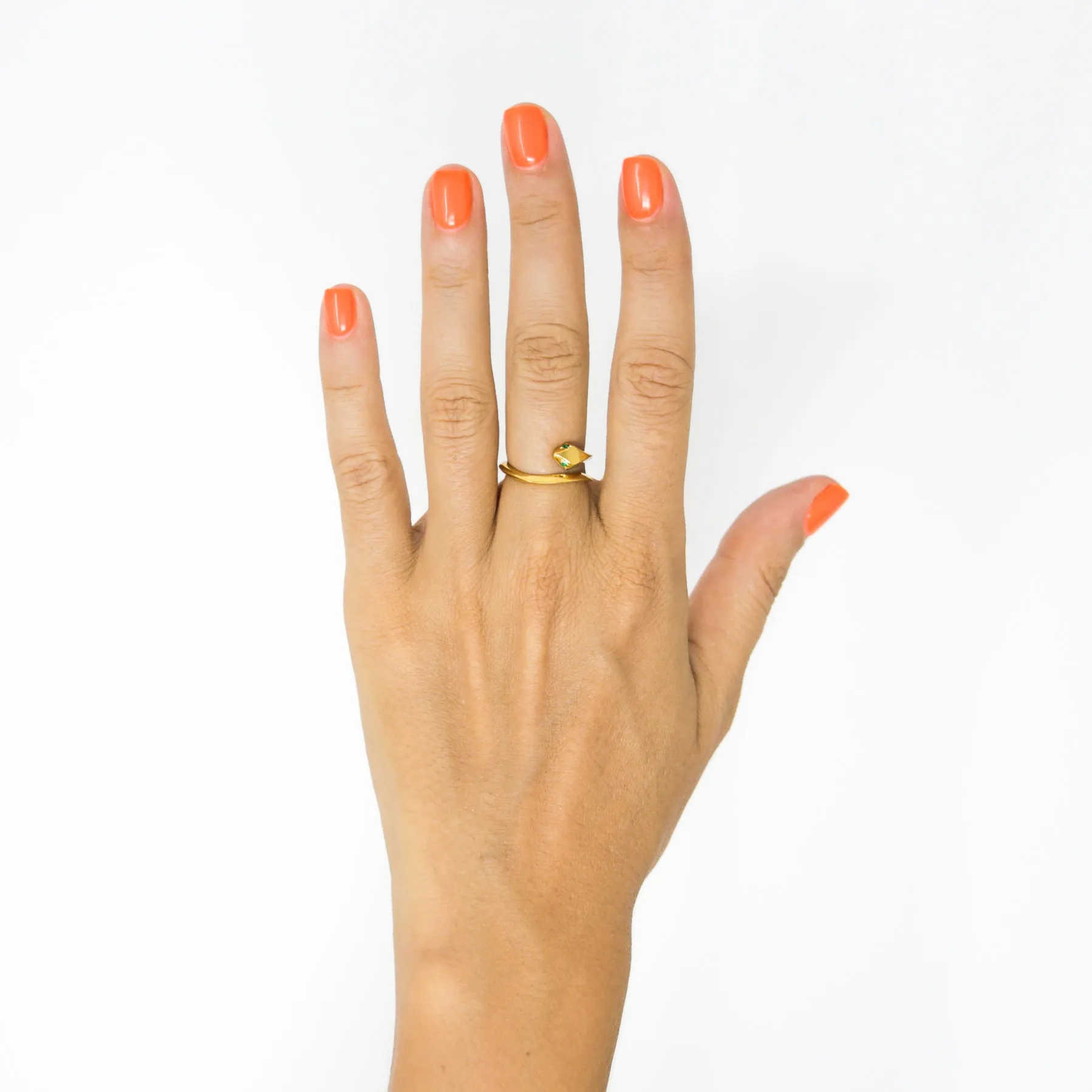BABY SNAKE GOLD RING