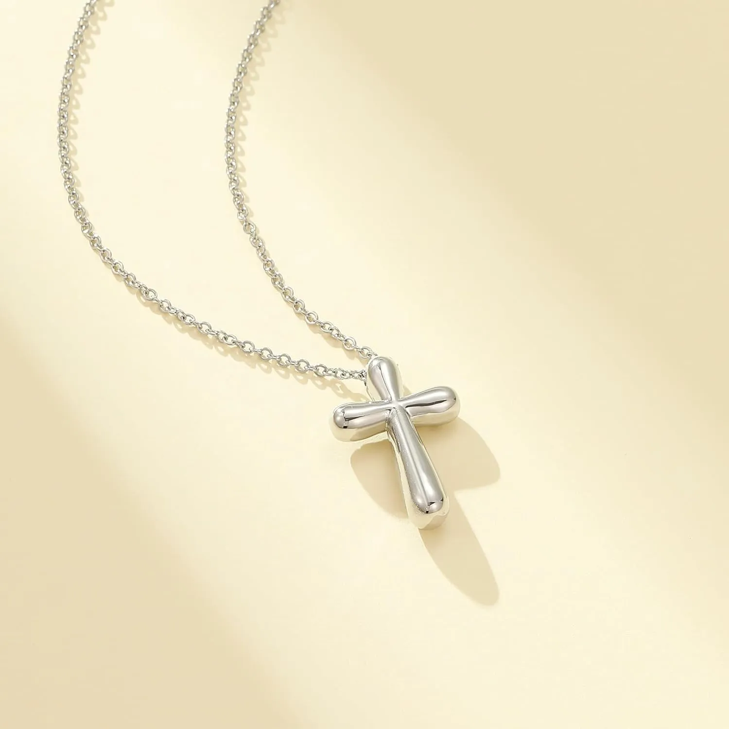 Baptism Cross Necklace for Women,First Communion Gold Cross Necklaces Jewelry Gifts for Women