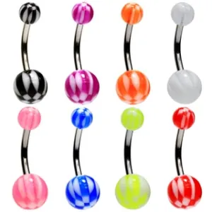 Checker Belly Button Rings Checker Belly Button Rings