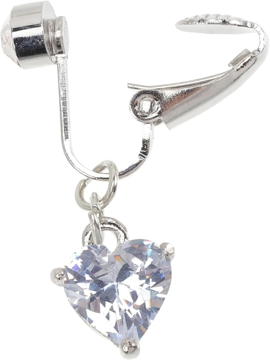 Clip Belly Button Rings for Women Non Piercing Navel Jewelry Comfortable Belly Decoration for Festivals Parties and Dance