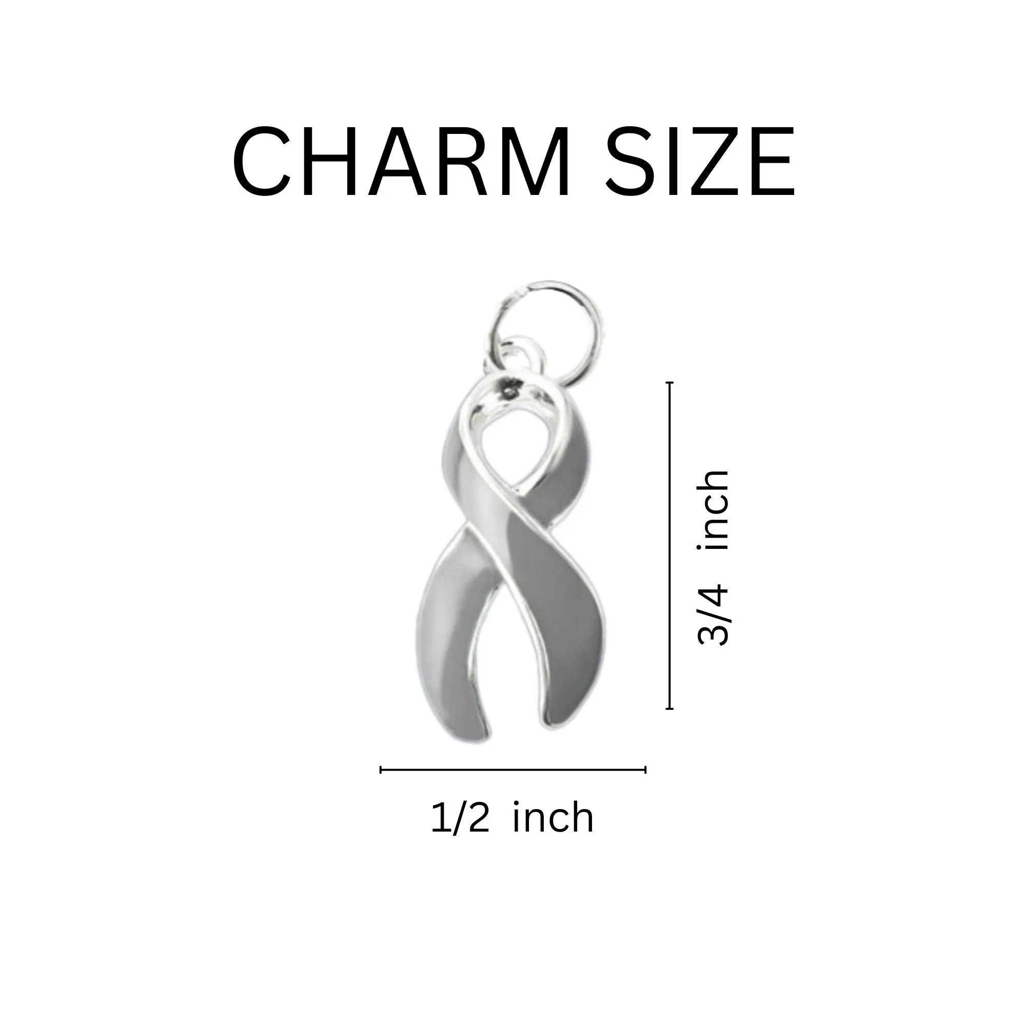 Gray Ribbon Necklaces