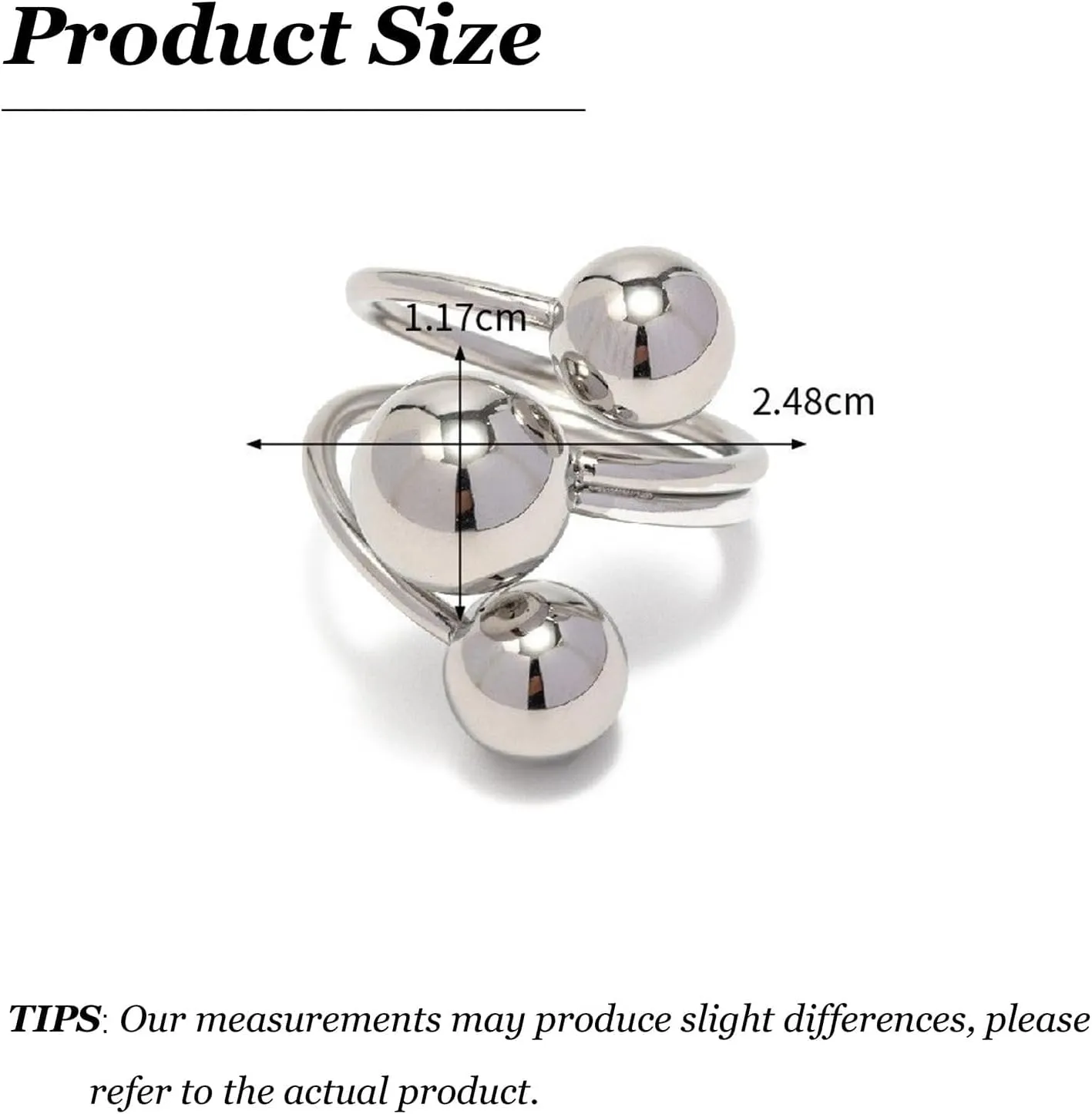 HUASAI Chunky Gold Rings for Women Silver Statement Rings Adjustable Wide Band Rings Irregular Stackable Rings for Women Jewelry Gift