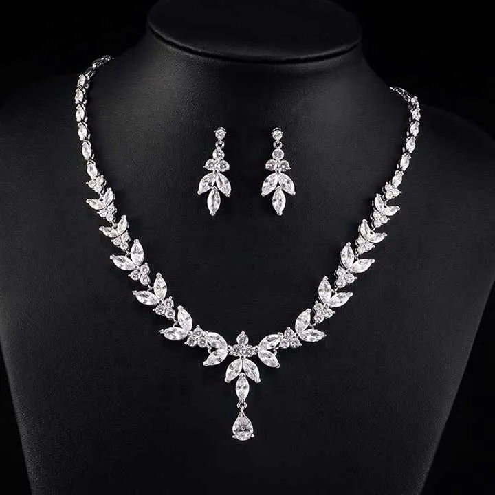 Korean Minimalist Wedding Jewelry Sets-طقم مجوهرات