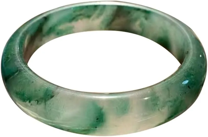Natural Dulong Jade Green Bangle 58-62mm Fengshui Jade bracelet For Women Genuine