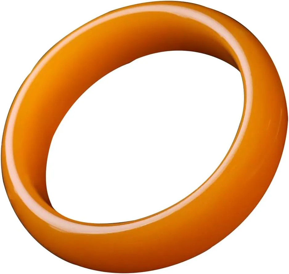 Natural Golden Silk Jade Yellow Bangle 58-62mm Fengshui Fashion Jade bracelet For Women Genuine 1