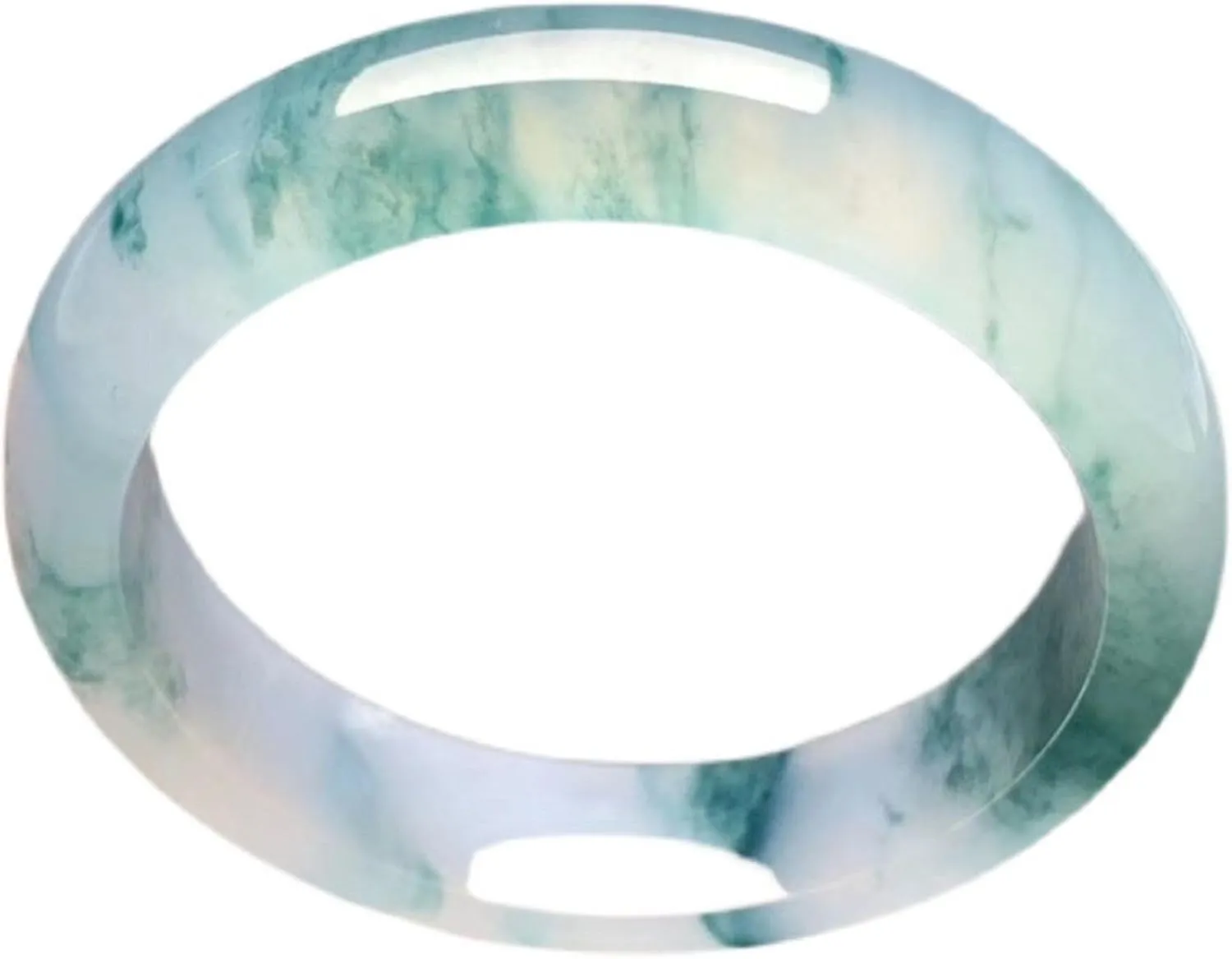 Natural Green Jade Bangle Bracelet fFor Women Girls Authentic