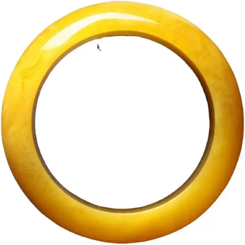 Natural Honey Wax Bracelet Chicken Oil Yellow Bracelet Amber Bracelet Widened 58-62mm Fengshui Fashion Jade Bangle bracelet For Women Genuine