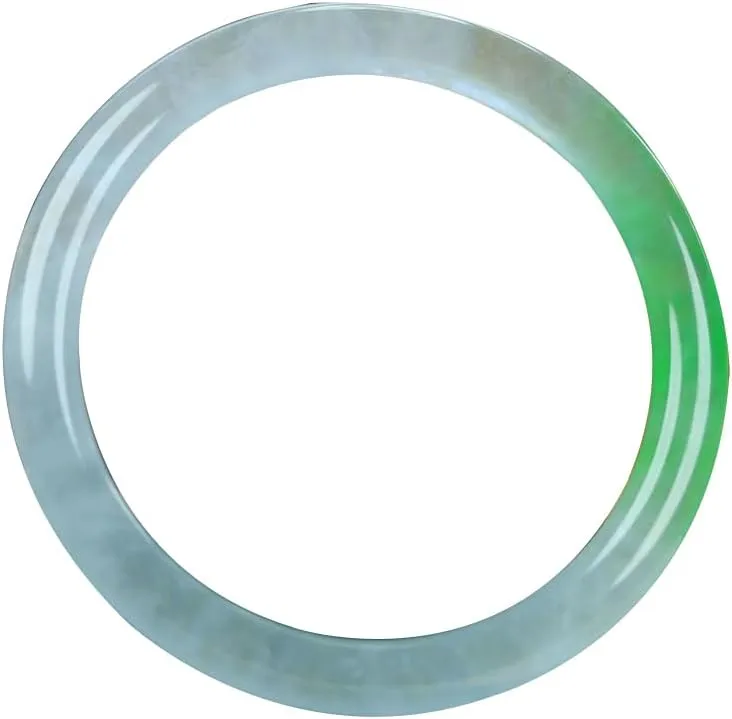 Natural Ice Jade Floating Green Tinker Bangle 58-62mm Fengshui Fashion Jade bracelet For Women Genuine
