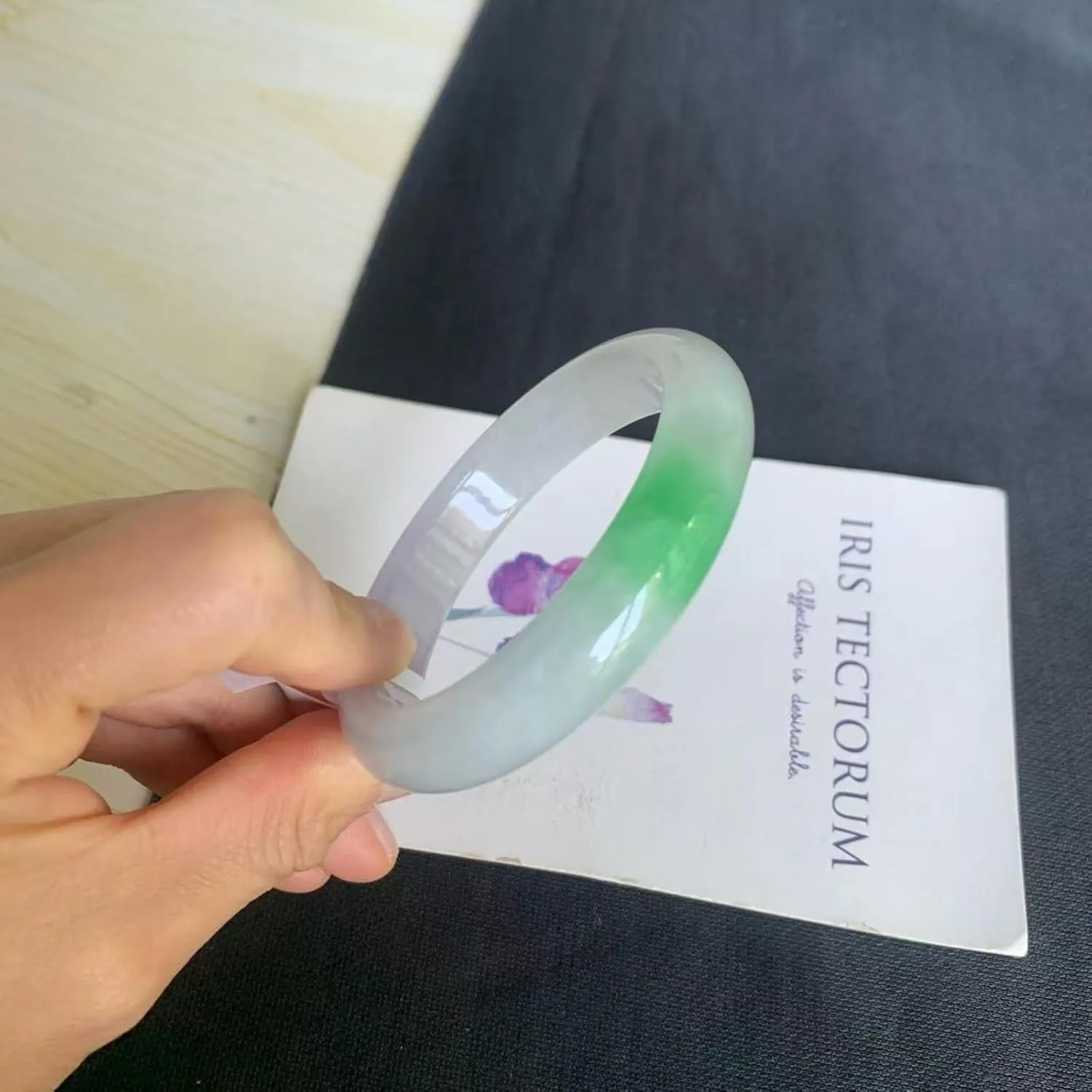 Natural jade bracelet, A-grade jadeite, vintage bracelet for women, jade bracelet with certificate.