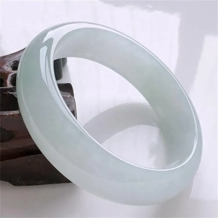 Natural Jade Bracelet for Women, Premium A Grade Jade Bangle, Elegant Gift for Wife Mom, Wellness Jewelry