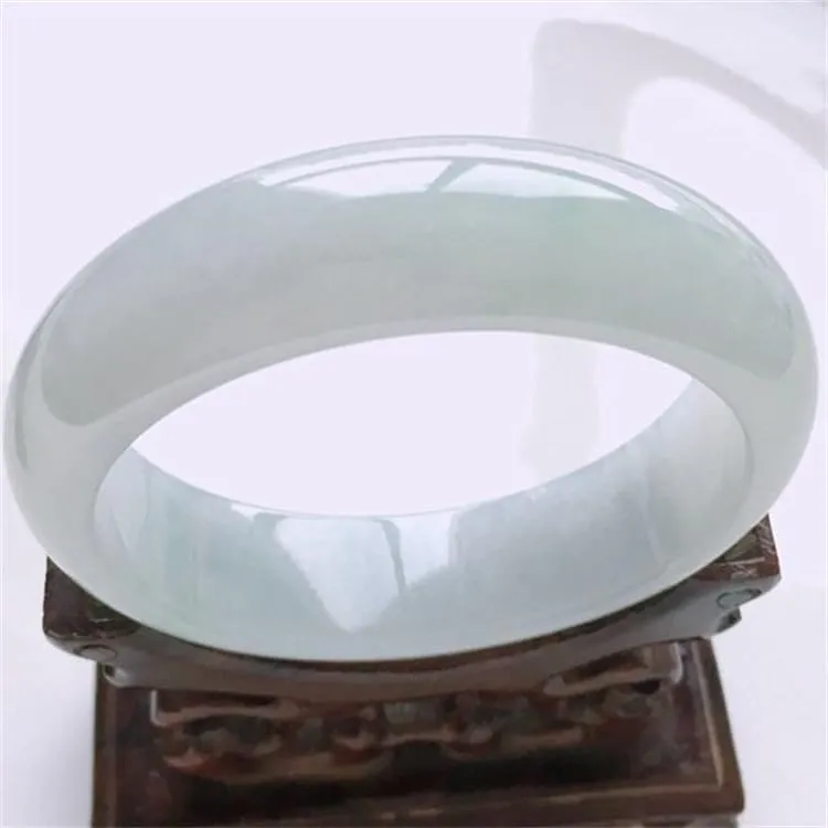 Natural Jade Bracelet for Women, Premium A Grade Jade Bangle, Elegant Gift for Wife Mom, Wellness Jewelry