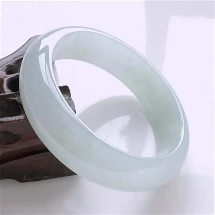 Natural Jade Bracelet for Women, Premium A Grade Jade Bangle, Elegant Gift for Wife Mom, Wellness Jewelry