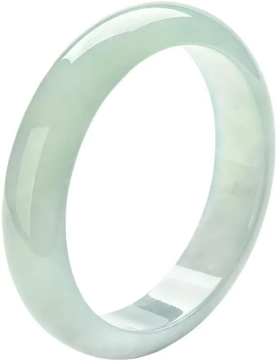 Natural Jade Bracelet Nephrite Jade Bangle Round Feng Shui Gemstone Dainty Jewelry Hetian Jade Bangle Bracelet for Women Mom Daughter