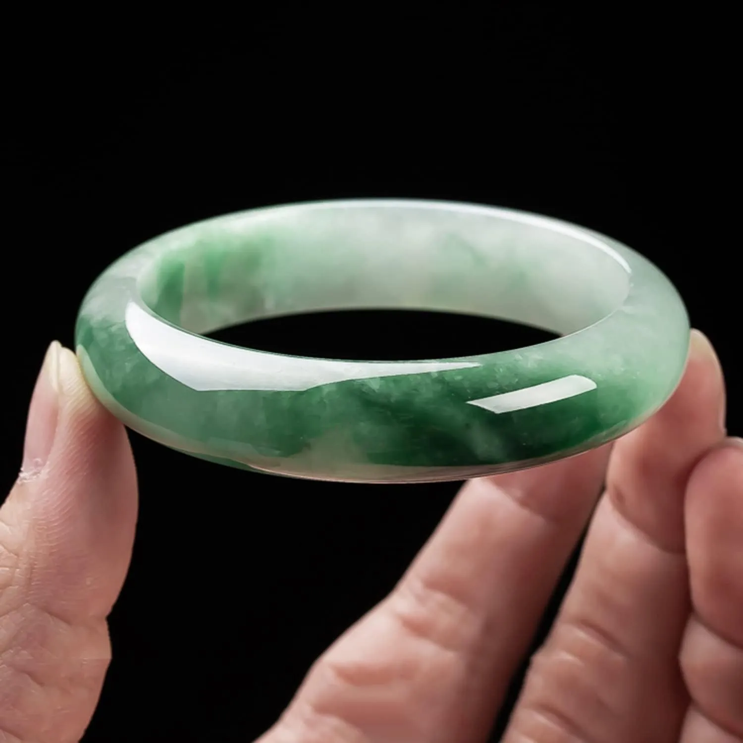 Natural Jade Jadeite Emerald Bracelet Gemstone Jewelry for Women