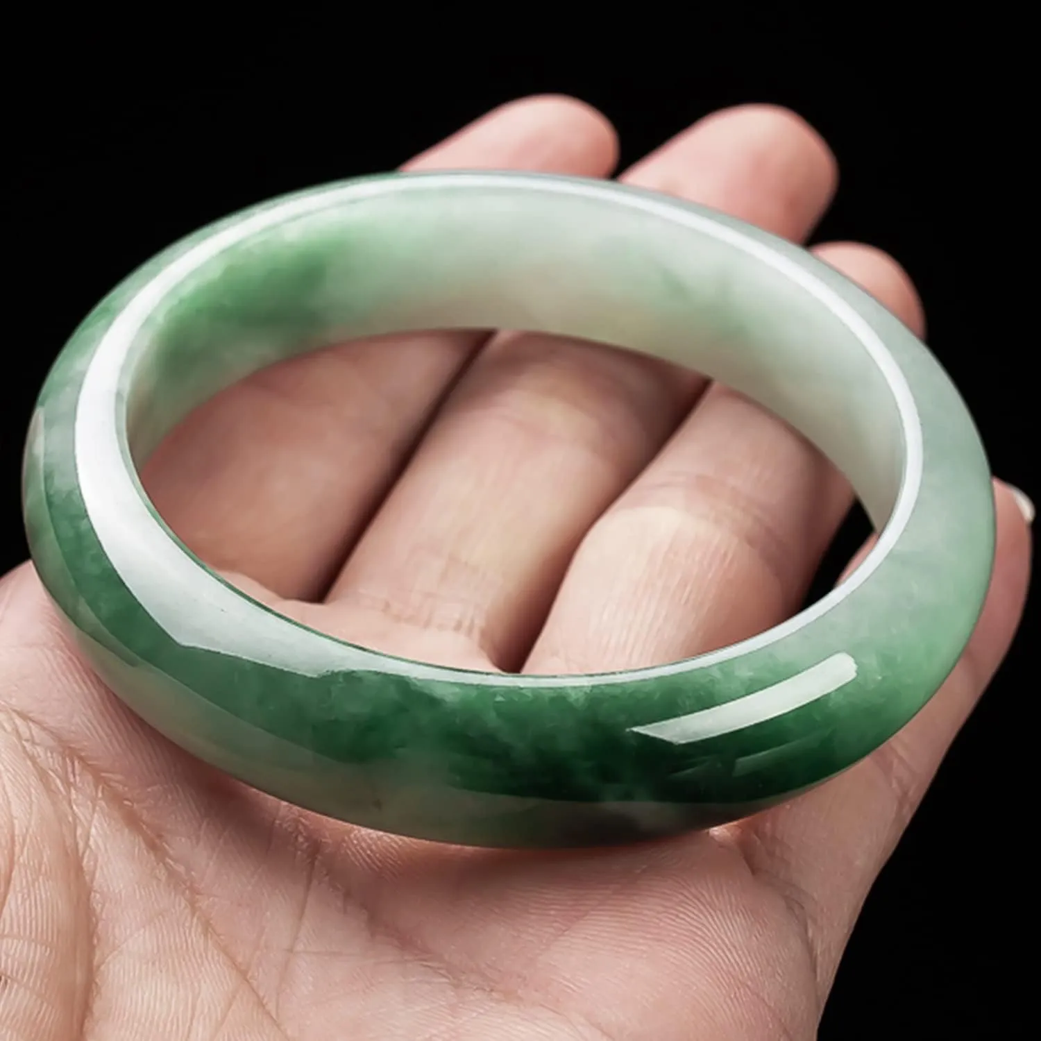 Natural Jade Jadeite Emerald Bracelet Gemstone Jewelry for Women