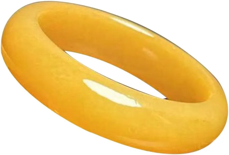 Natural Yellow Dragon Jade Bangle 58-62mm Fengshui Fashion Jade bracelet For Women Genuine