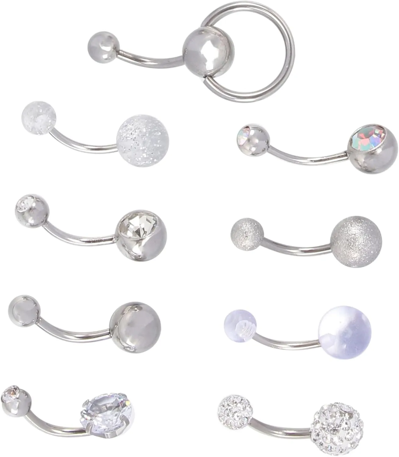 Navel Nail Bellybutton Hoop Belly Button Cute Belly Button Belly Piercing Studs Piercing Jewelry Belly