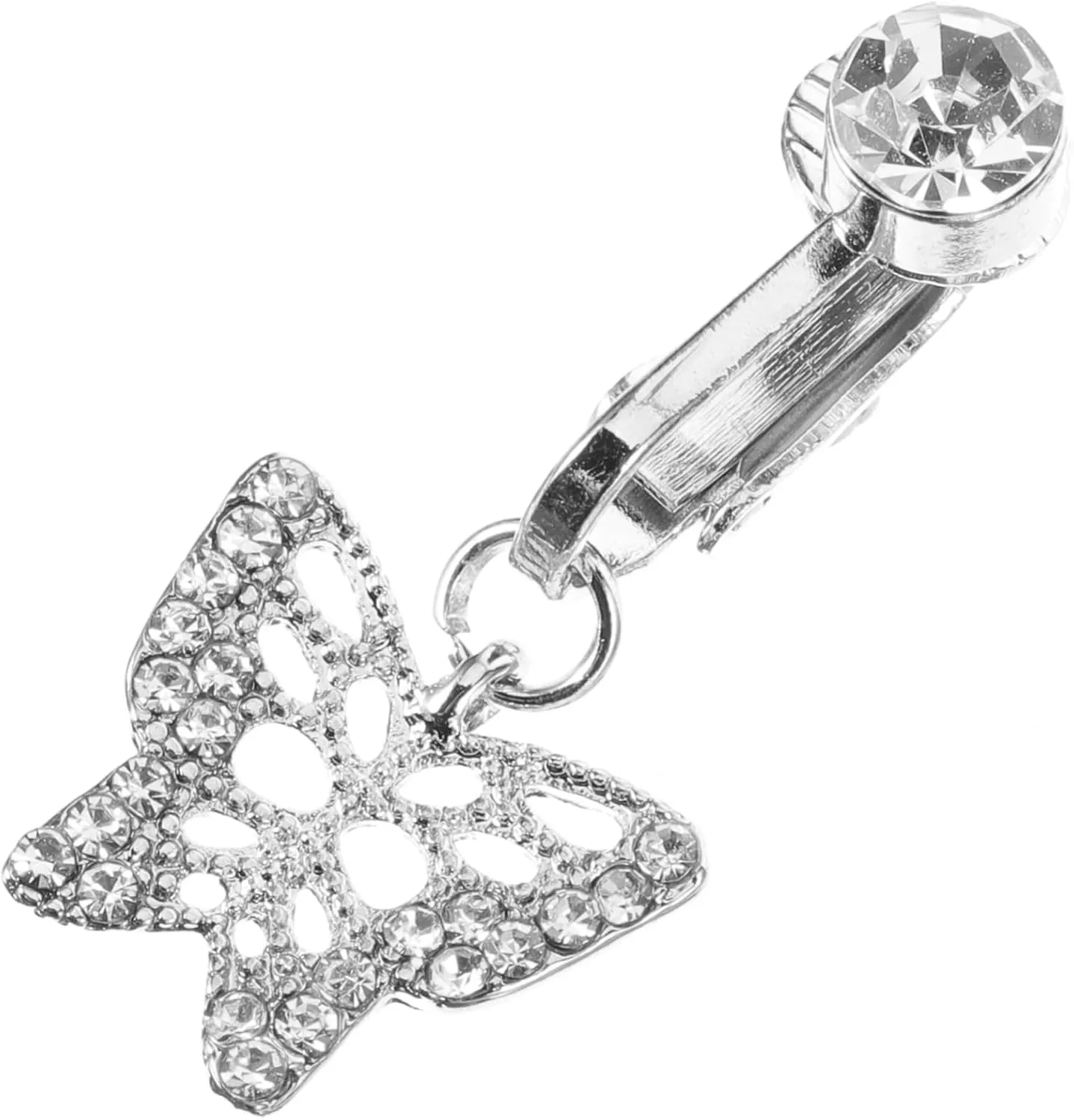 Navel Ring Dangle Fake Belly Button Ring Non Piercing Jewelry for Women