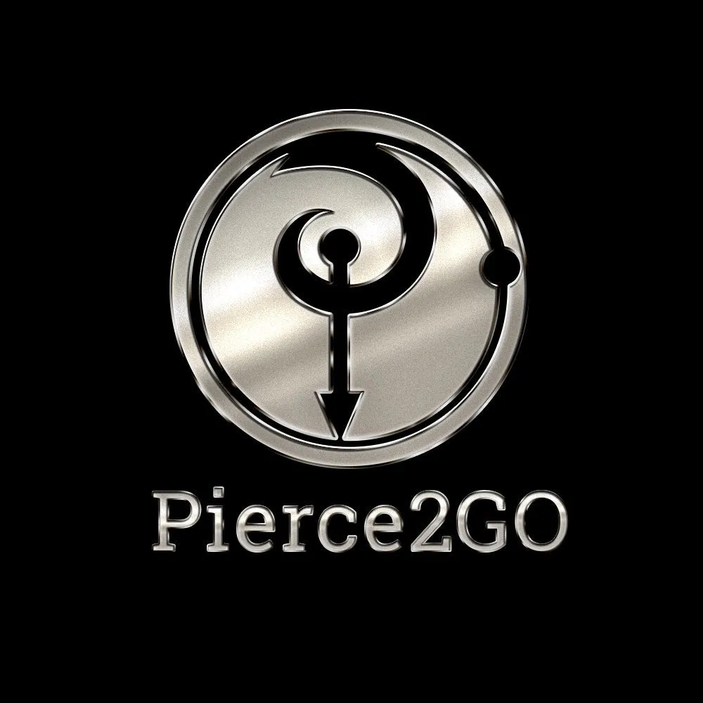 Pierce2go Silver Fox Cartilage/Tragus Ring with White Opalite Stone - 16 Gauge - 1/4" Barbell Length
