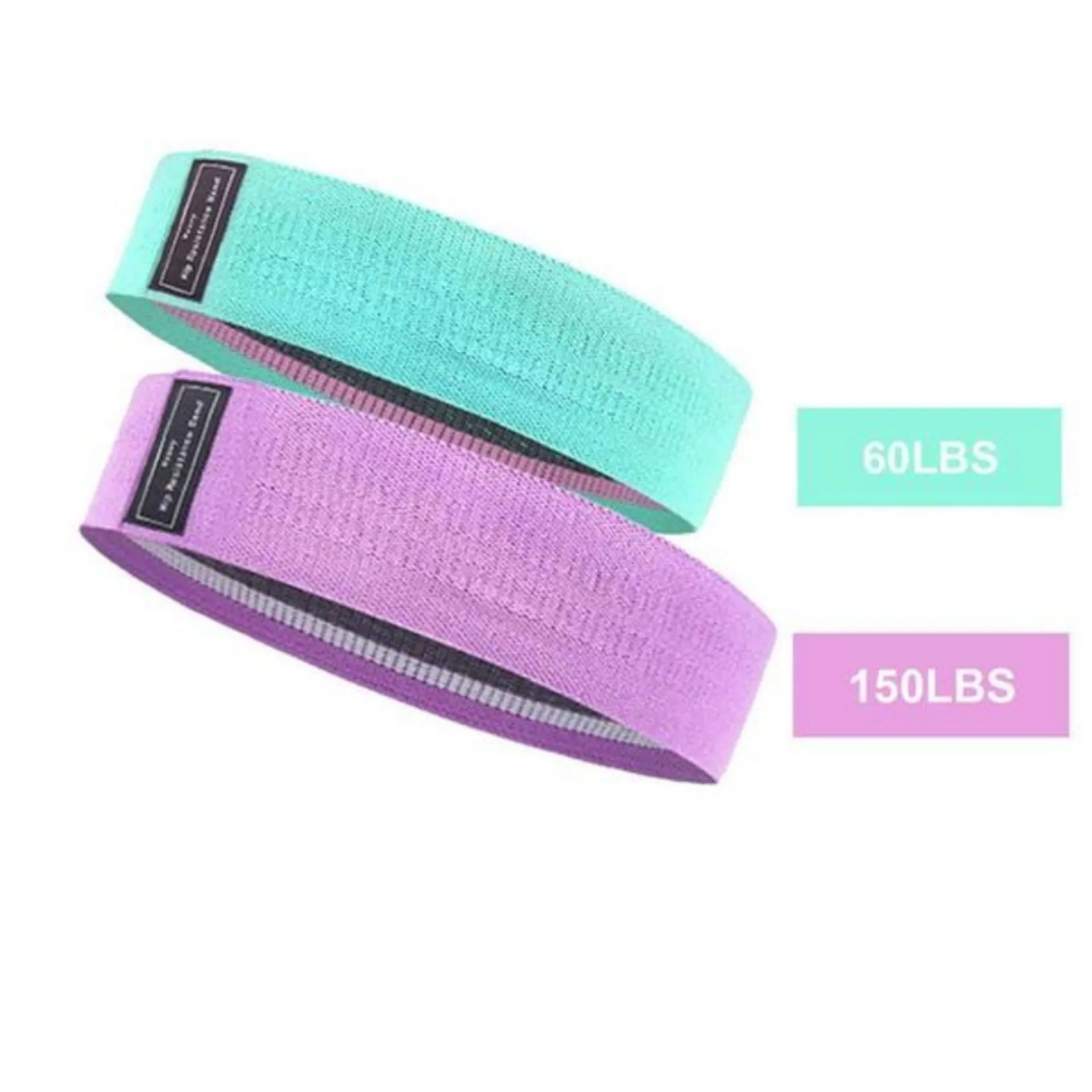 Pro - Fitness Resistance Bands Xtra-Wide - Free Carry bag