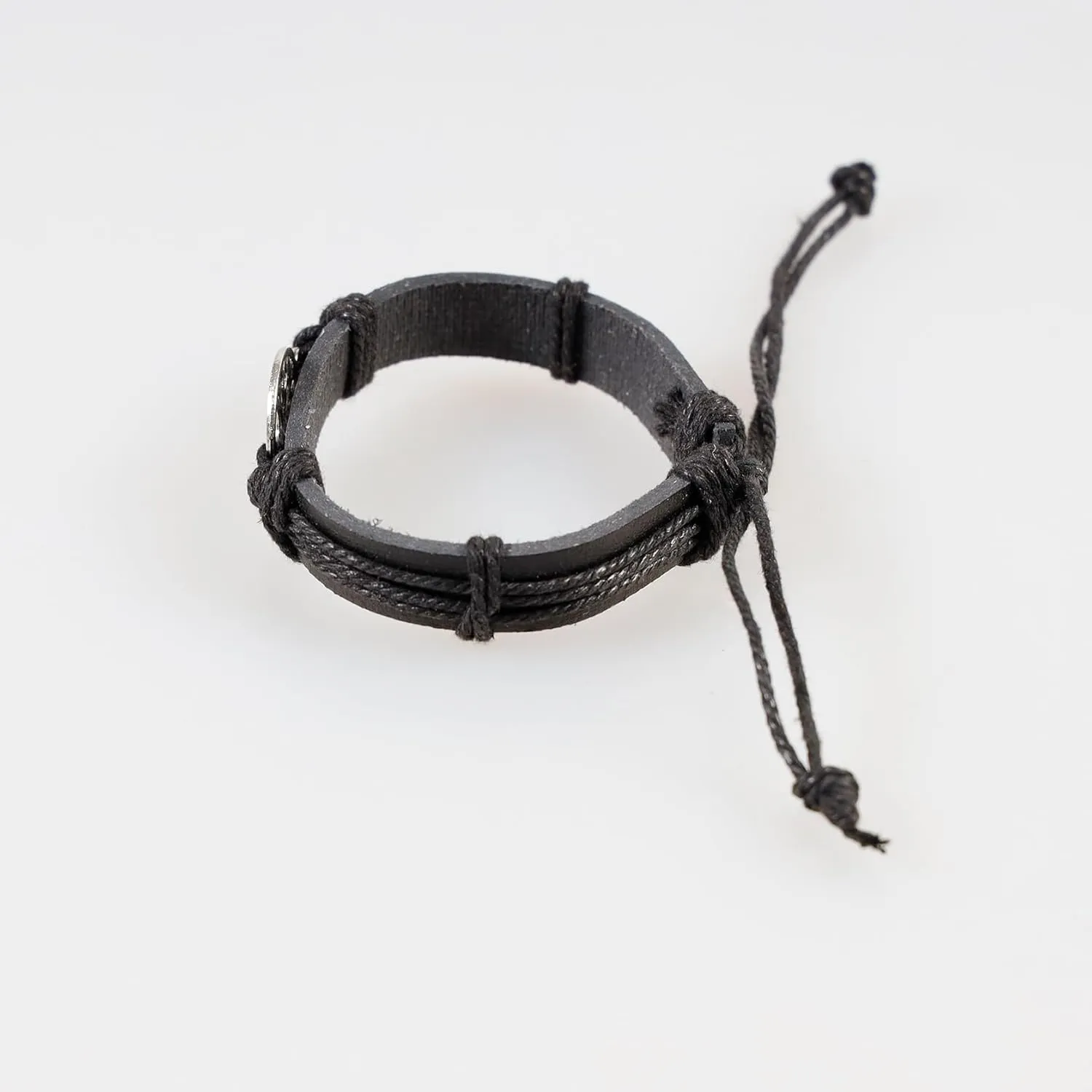 Punk Gothic Leather Bracelet for Men Women Spike Cuff Bangle Cross Bracelet Adjustable Goth Jewelry