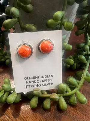 Spiny Rope Detail Stud Earrings